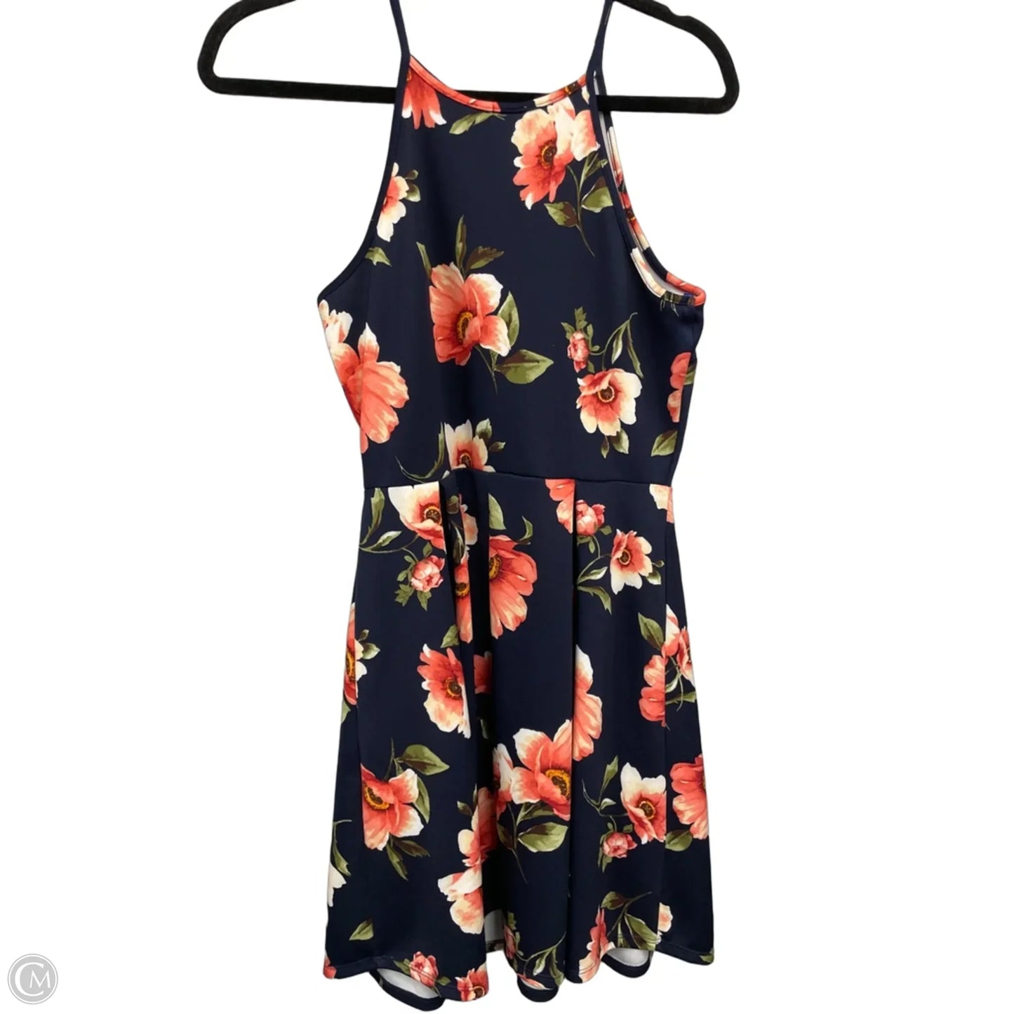 Dress Casual Short By Monteau In Floral Print, Size: L