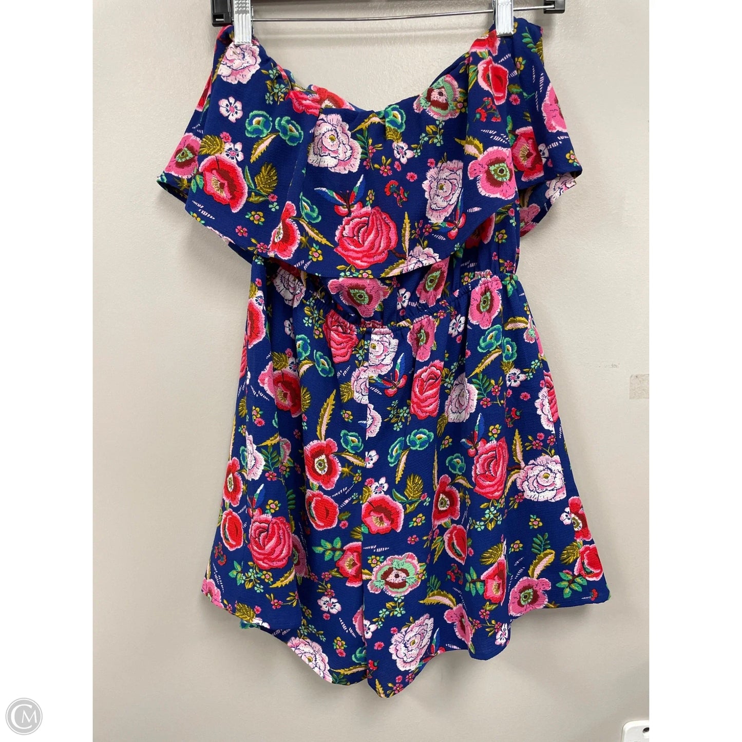 Romper By Monteau In Floral Print, Size: Xl