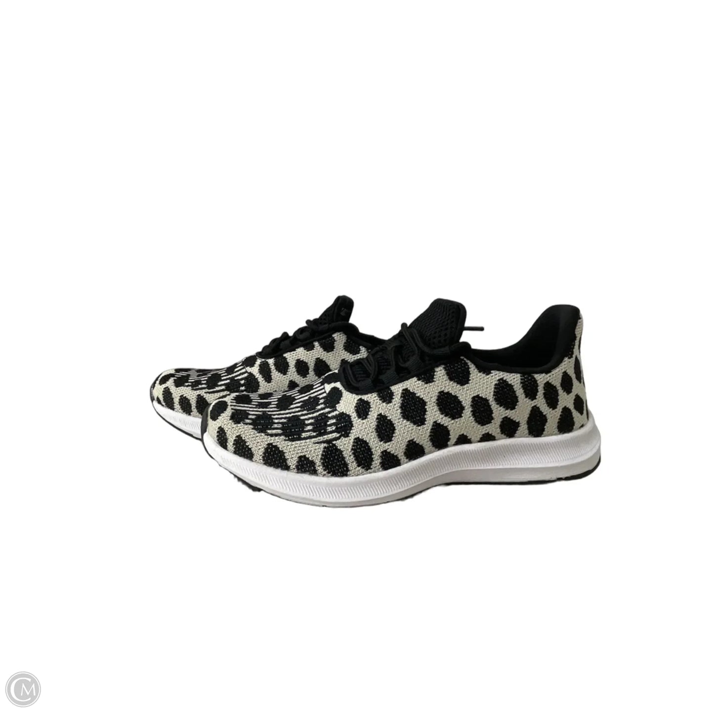 Shoes Athletic By Athletic Works In Black & Cream, Size: 6