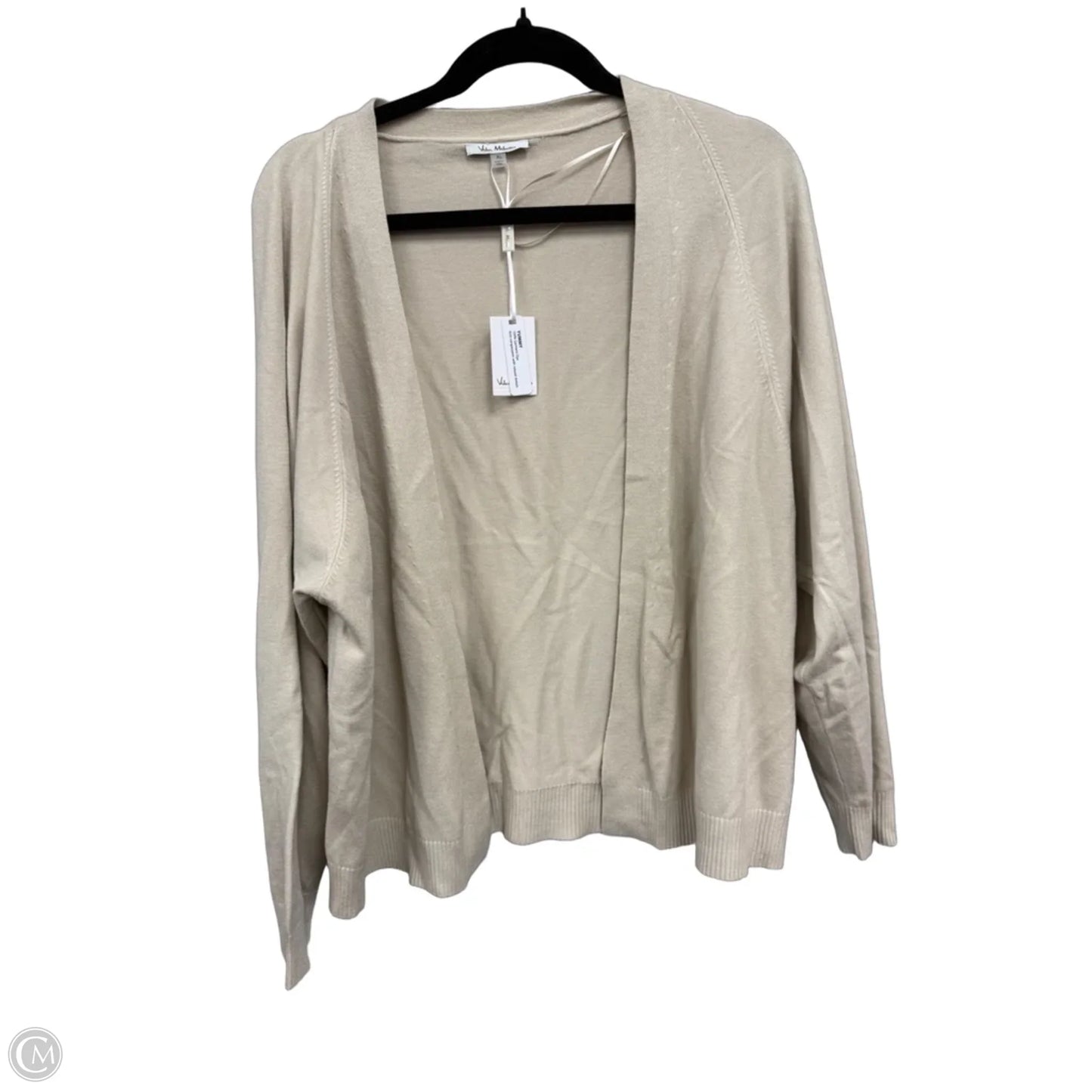 Cardigan By Vila Milano In Tan, Size: Xl