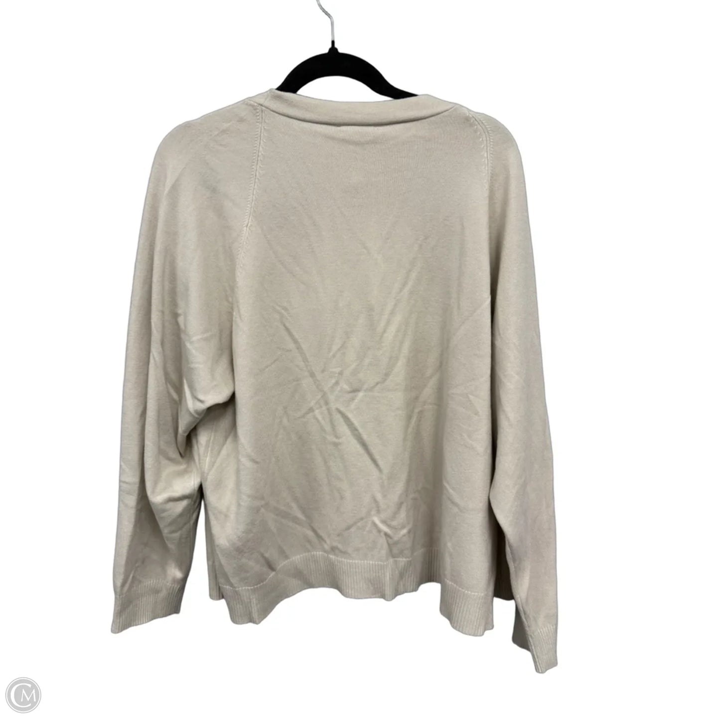 Cardigan By Vila Milano In Tan, Size: Xl