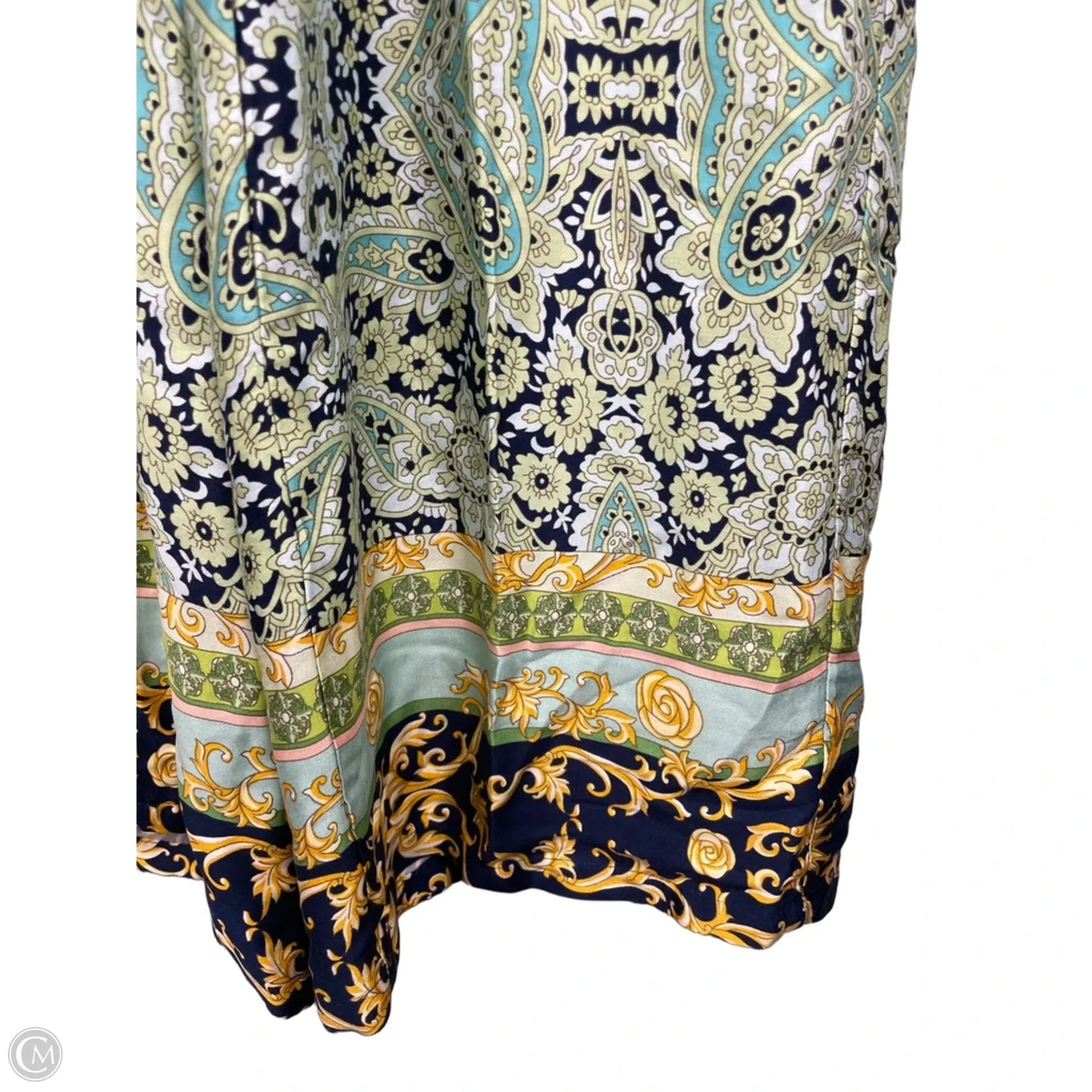 Pants Wide Leg By Rachel Zoe In Blue & Green, Size: L