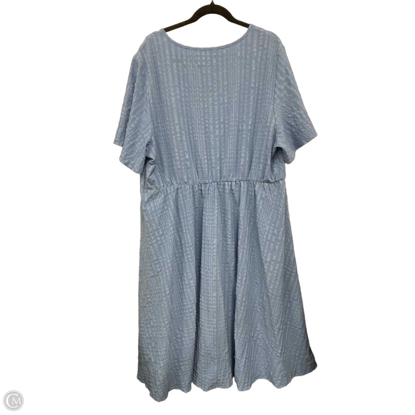 Dress Casual Midi By Bloomchic In Blue, Size: 3x