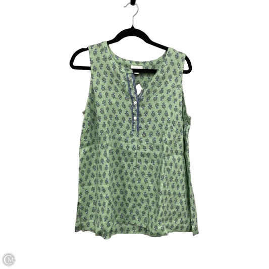 Top Sleeveless By Pure Jill In Floral Print, Size: Mp