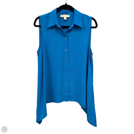 Top Sleeveless By Michael By Michael Kors In Blue, Size: M