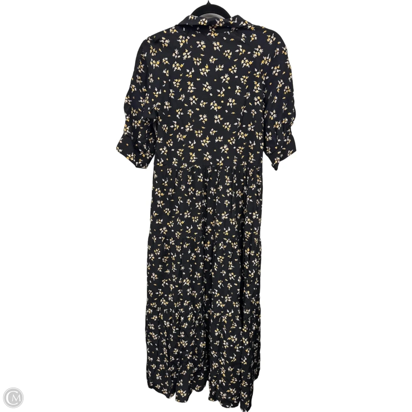 Dress Casual Midi By Zara In Floral Print, Size: Xs
