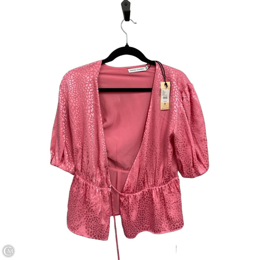 Blouse Designer By Rebecca Minkoff In Pink, Size: Xs