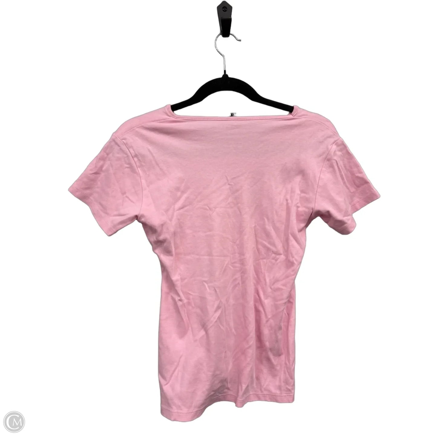 Top Short Sleeve Basic By Clothes Mentor In Pink, Size: L