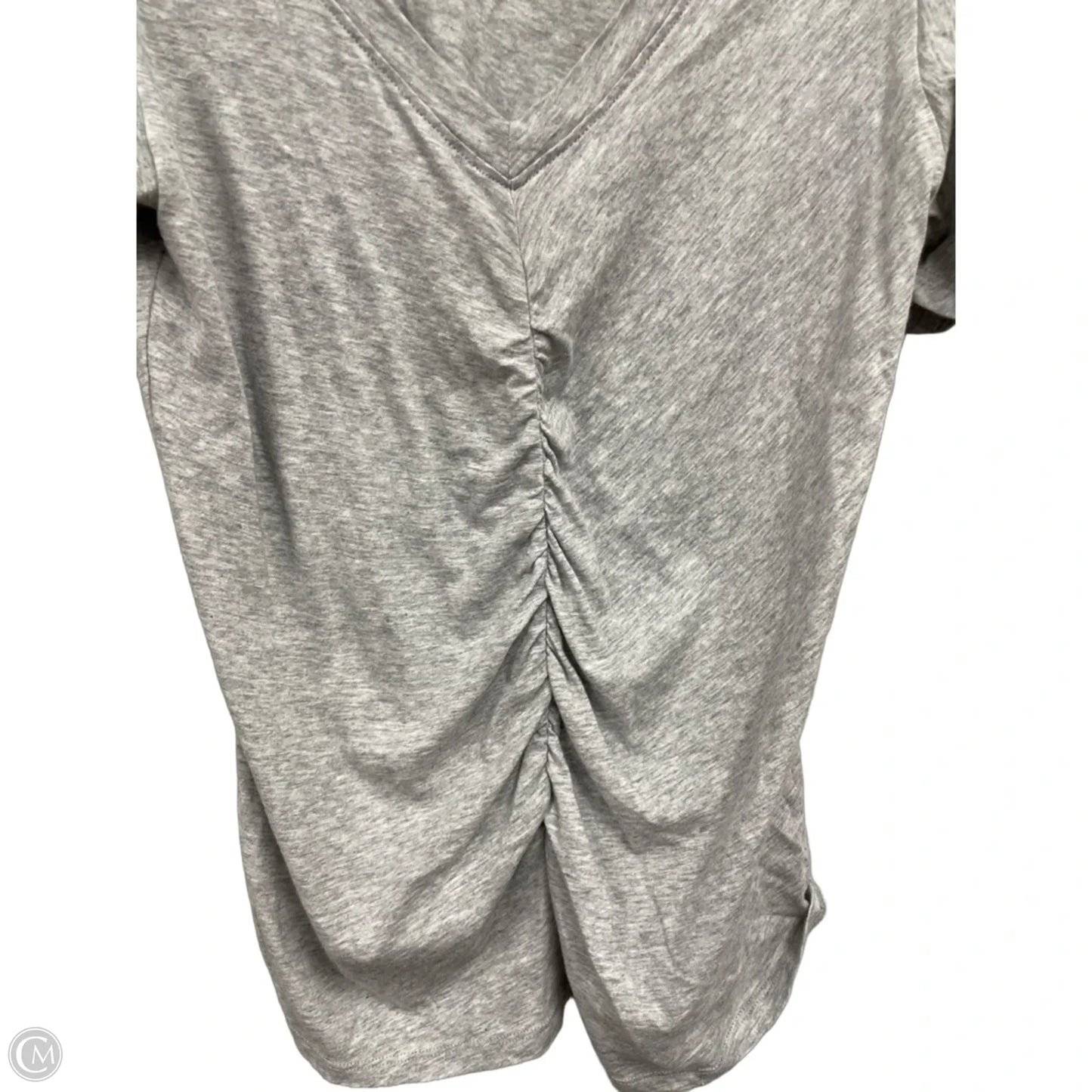 Top Short Sleeve Basic By Bobi In Grey, Size: S