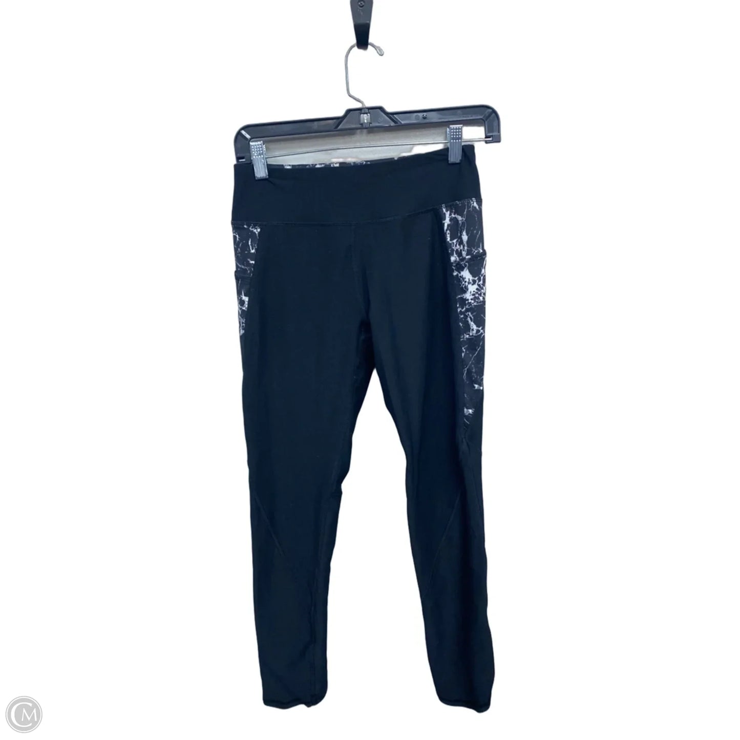 Athletic Leggings By Clothes Mentor In Black & White, Size: S