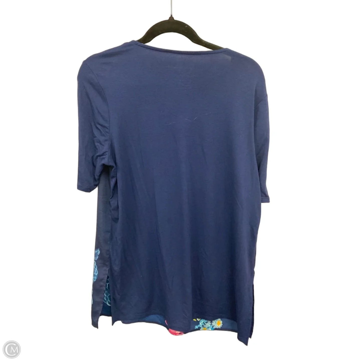 Top Short Sleeve By Chicos In Floral Print, Size: M