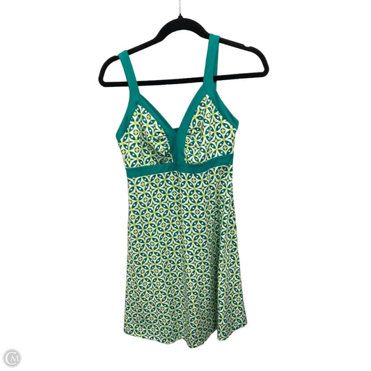 Dress Casual Short By Patagonia In Cream & Green, Size: M