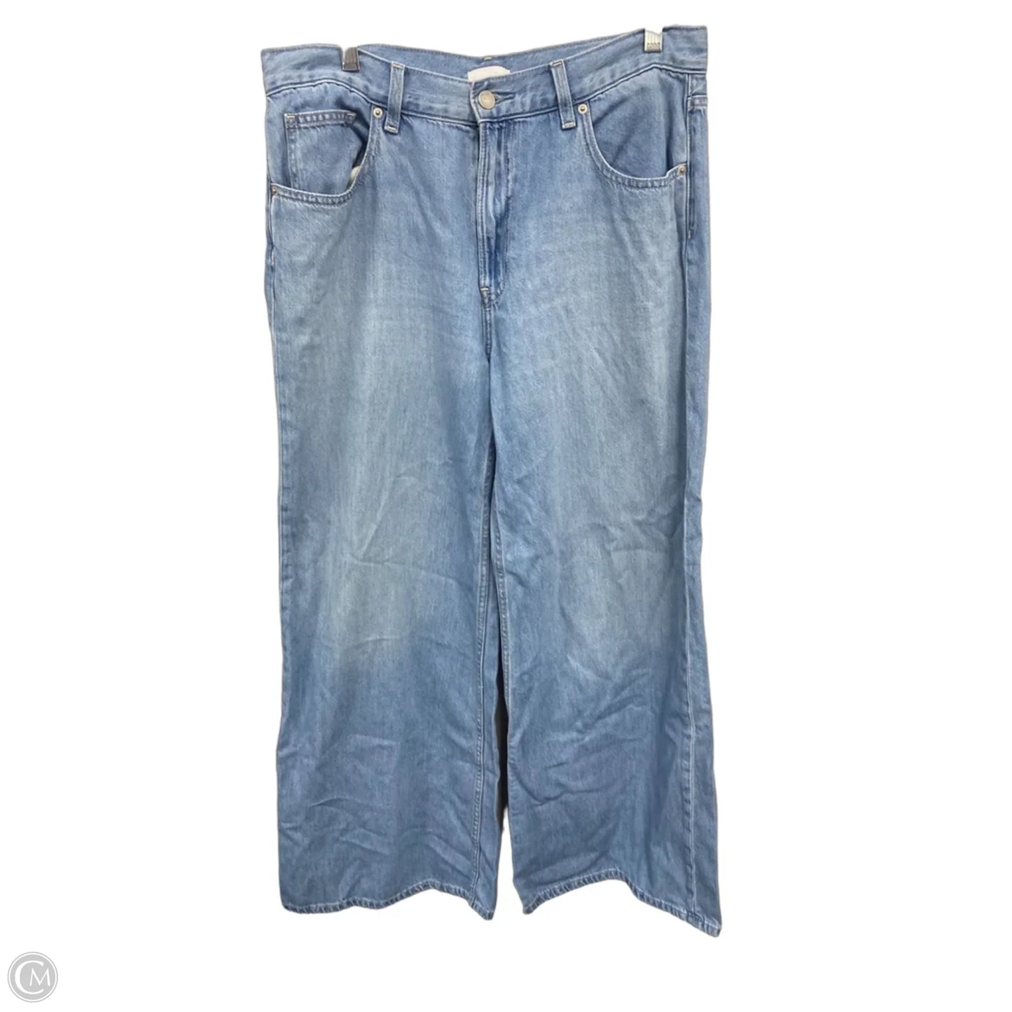 Jeans Wide Leg By Uniqlo In Blue, Size: 10