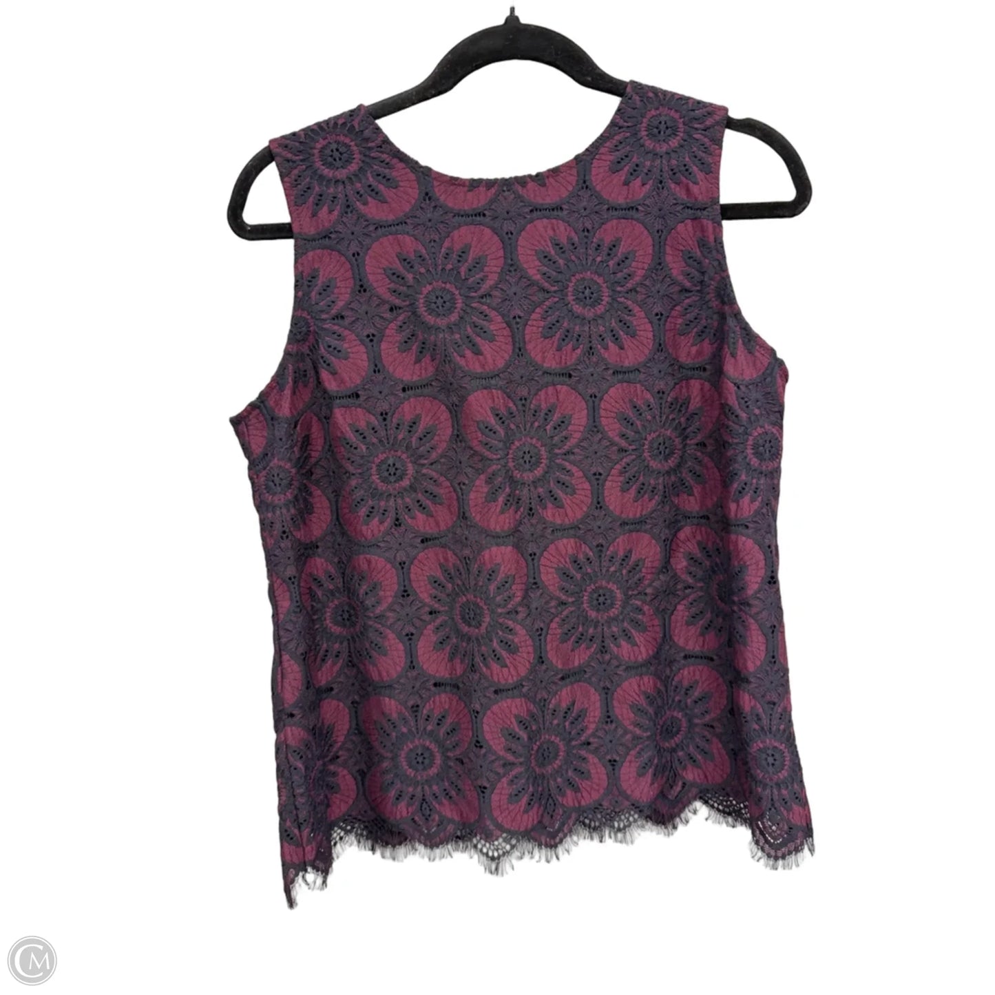 Top Sleeveless By Banana Republic In Floral Print, Size: S