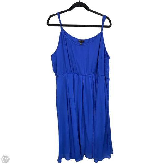 Dress Casual Midi By Torrid In Blue, Size: 4x