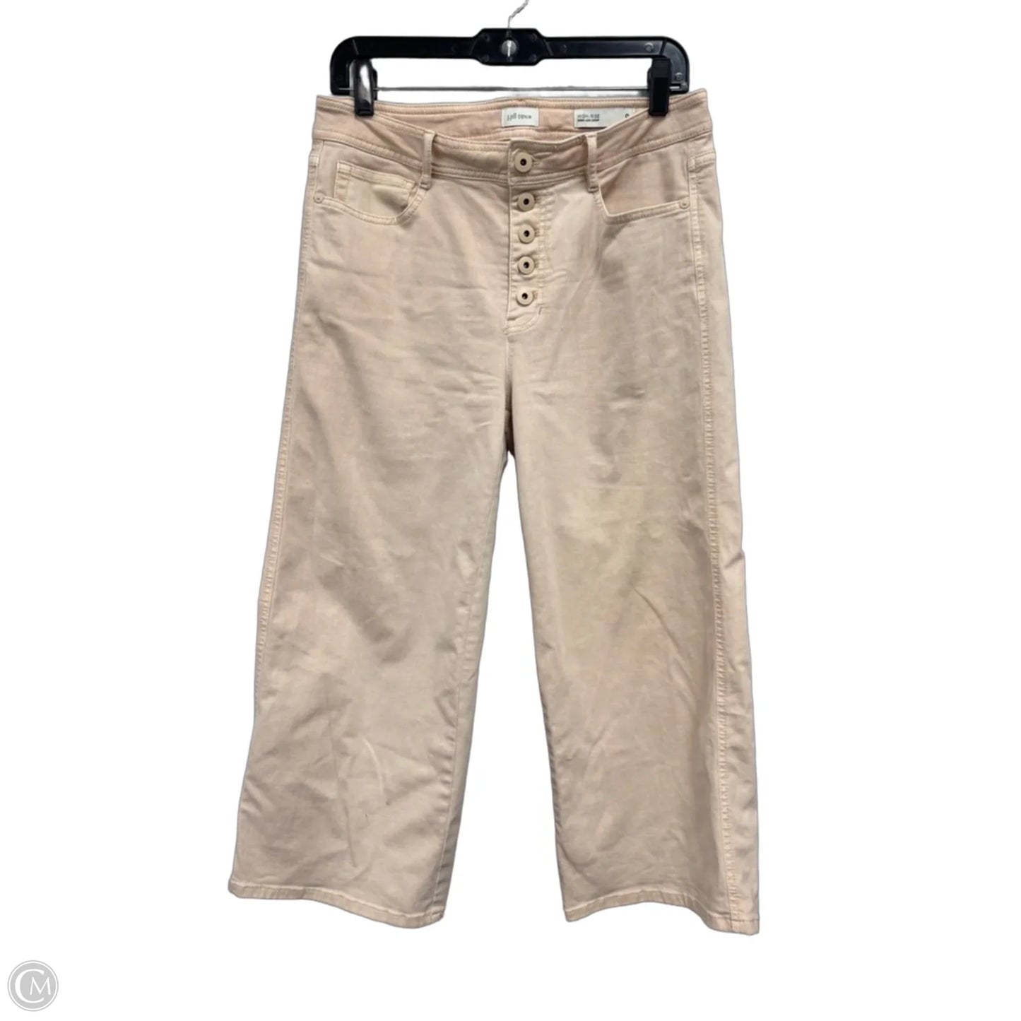 Jeans Wide Leg By J. Jill In Peach, Size: 8p