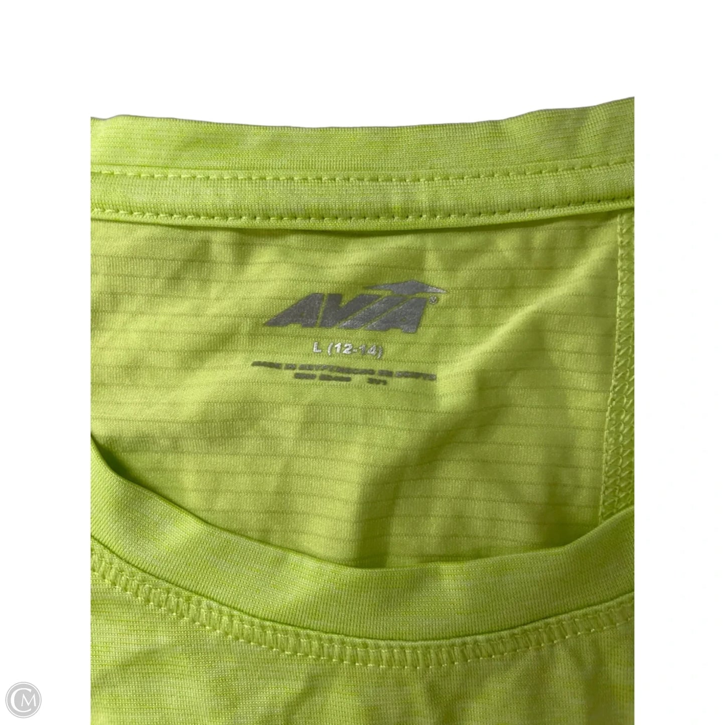 Athletic Tank Top By Avia In Green, Size: L