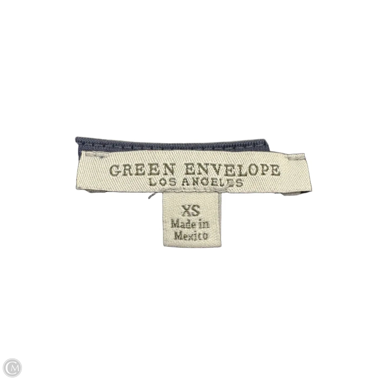 Top Short Sleeve By Green Envelope In Navy, Size: Xs