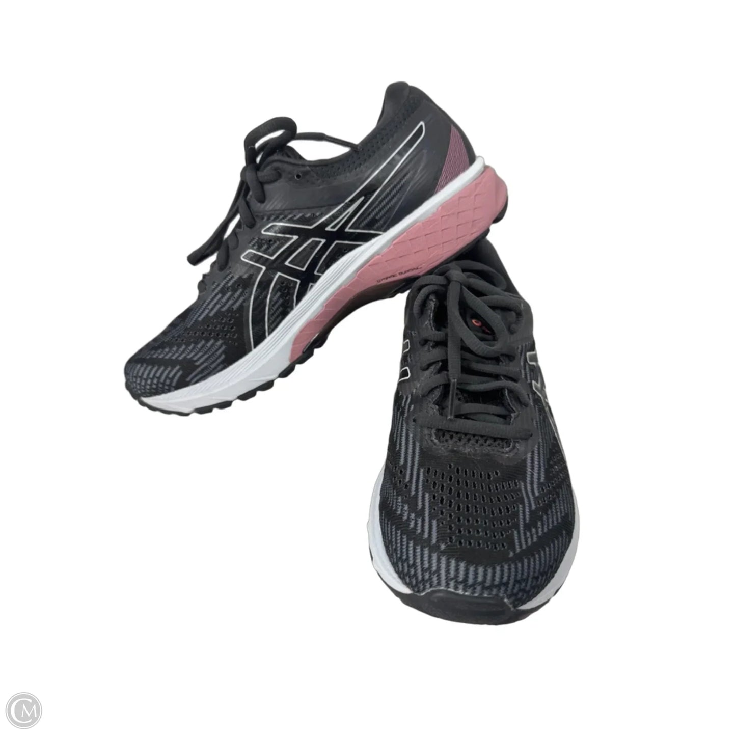 Shoes Athletic By Asics In Grey & Pink, Size: 7