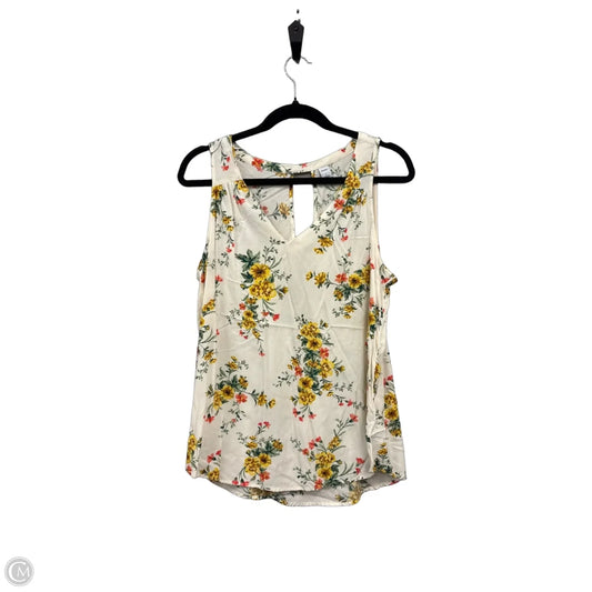 Top Sleeveless By Old Navy In Floral Print, Size: L