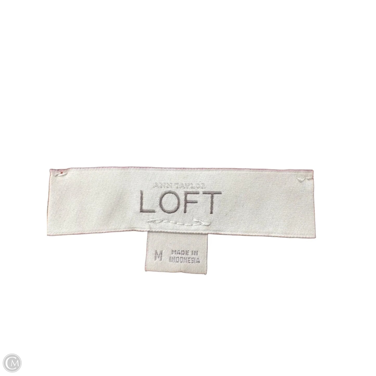 Top Short Sleeve By Loft In Coral, Size: M
