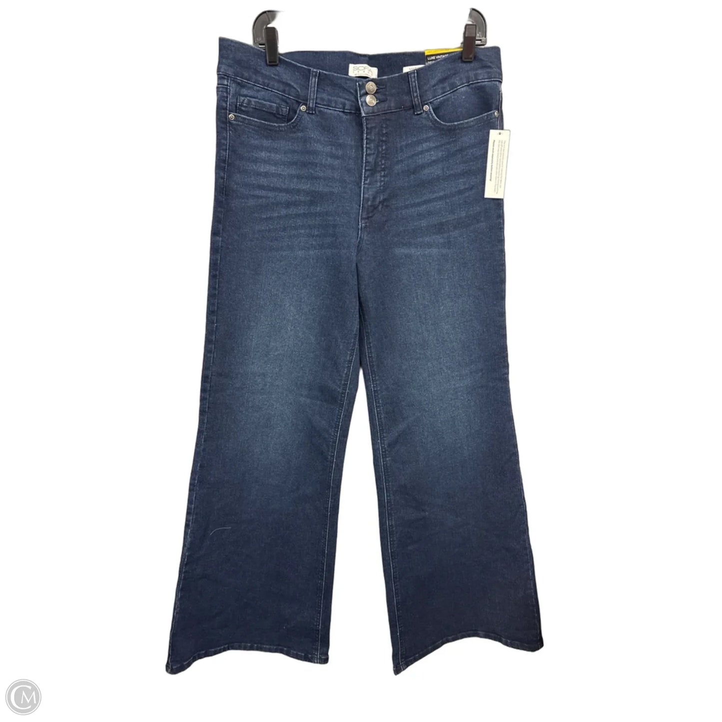 Jeans Wide Leg By Sofia By Sofia Vergara In Blue, Size: 14