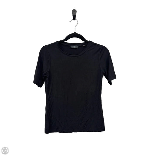 Top Short Sleeve Basic By Tahari In Black, Size: Xs