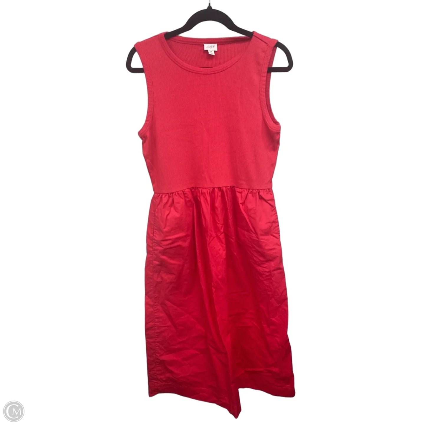 Dress Casual Midi By J. Crew In Pink, Size: M