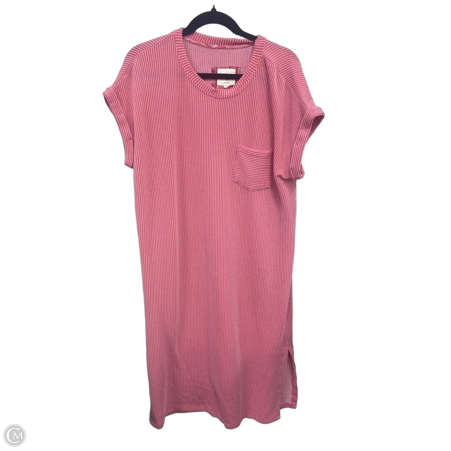 Dress Casual Midi By Umgee In Striped Pattern, Size: M