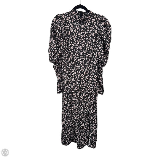 Dress Casual Midi By Clothes Mentor In Floral Print, Size: 12