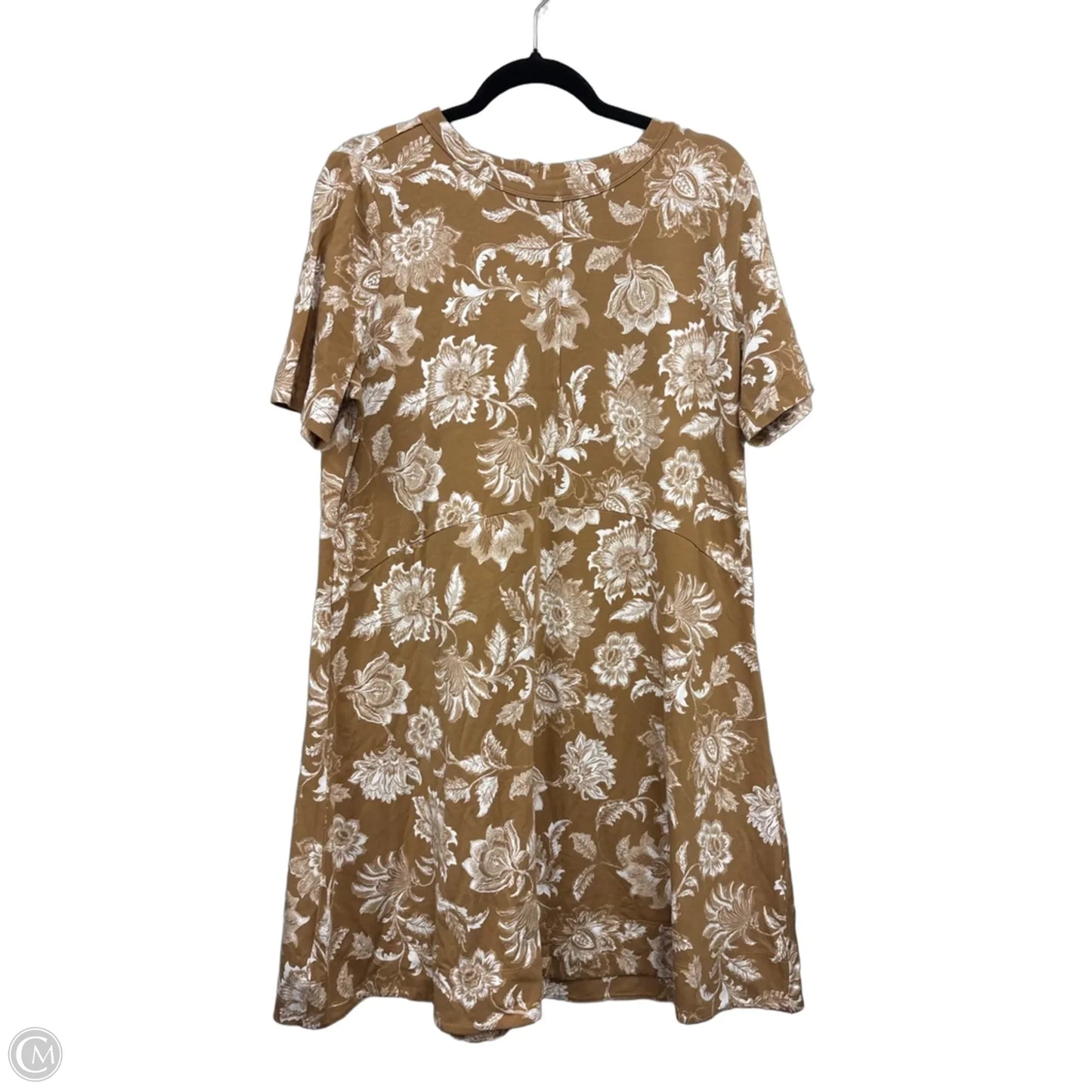 Dress Casual Midi By Loft In Floral Print, Size: L