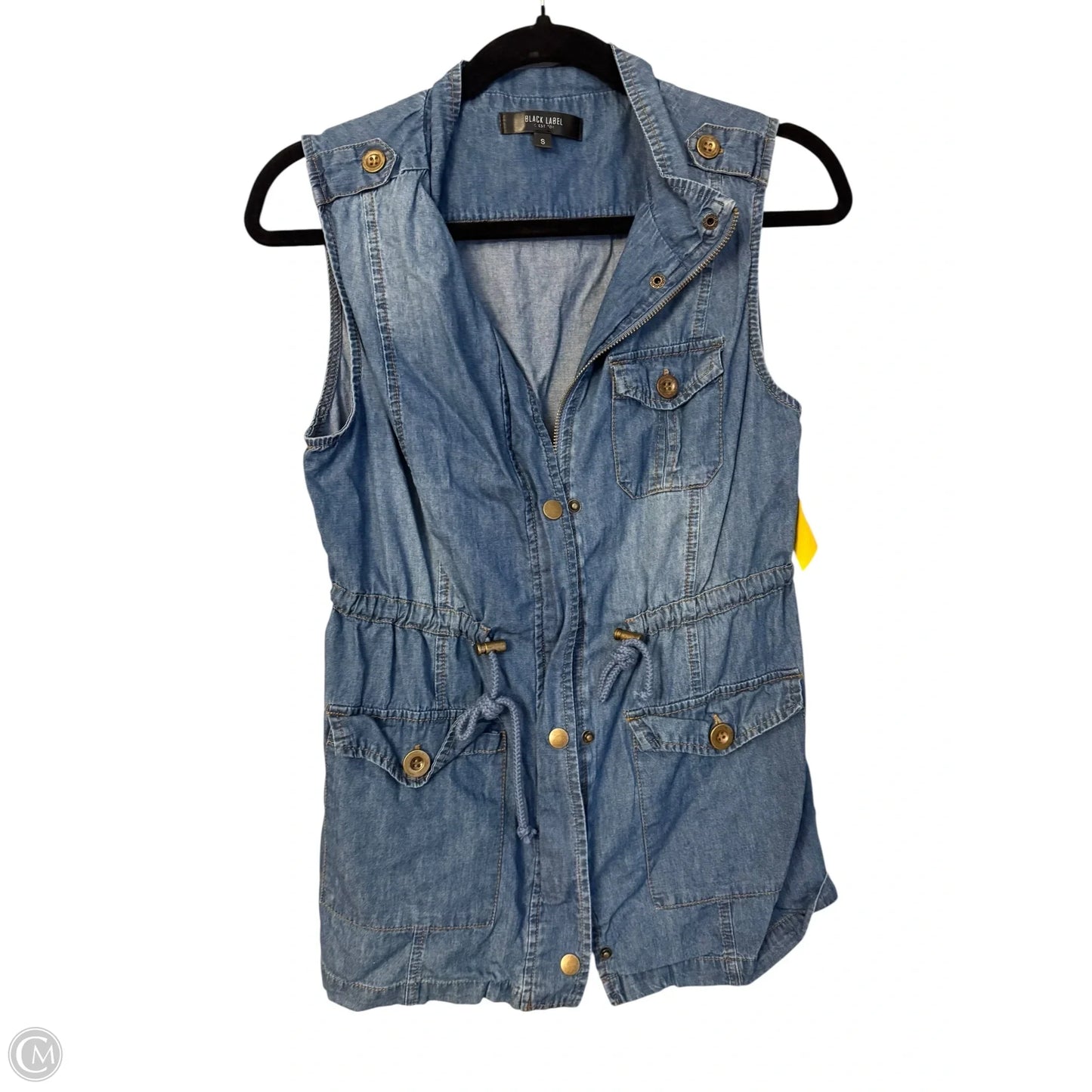 Vest Other By Clothes Mentor In Blue, Size: S