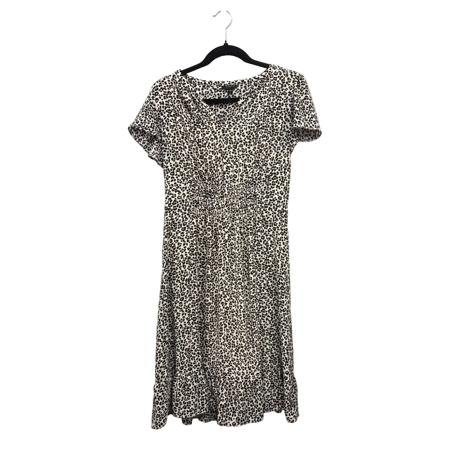 Dress Casual Midi By Talbots In Animal Print, Size: 8