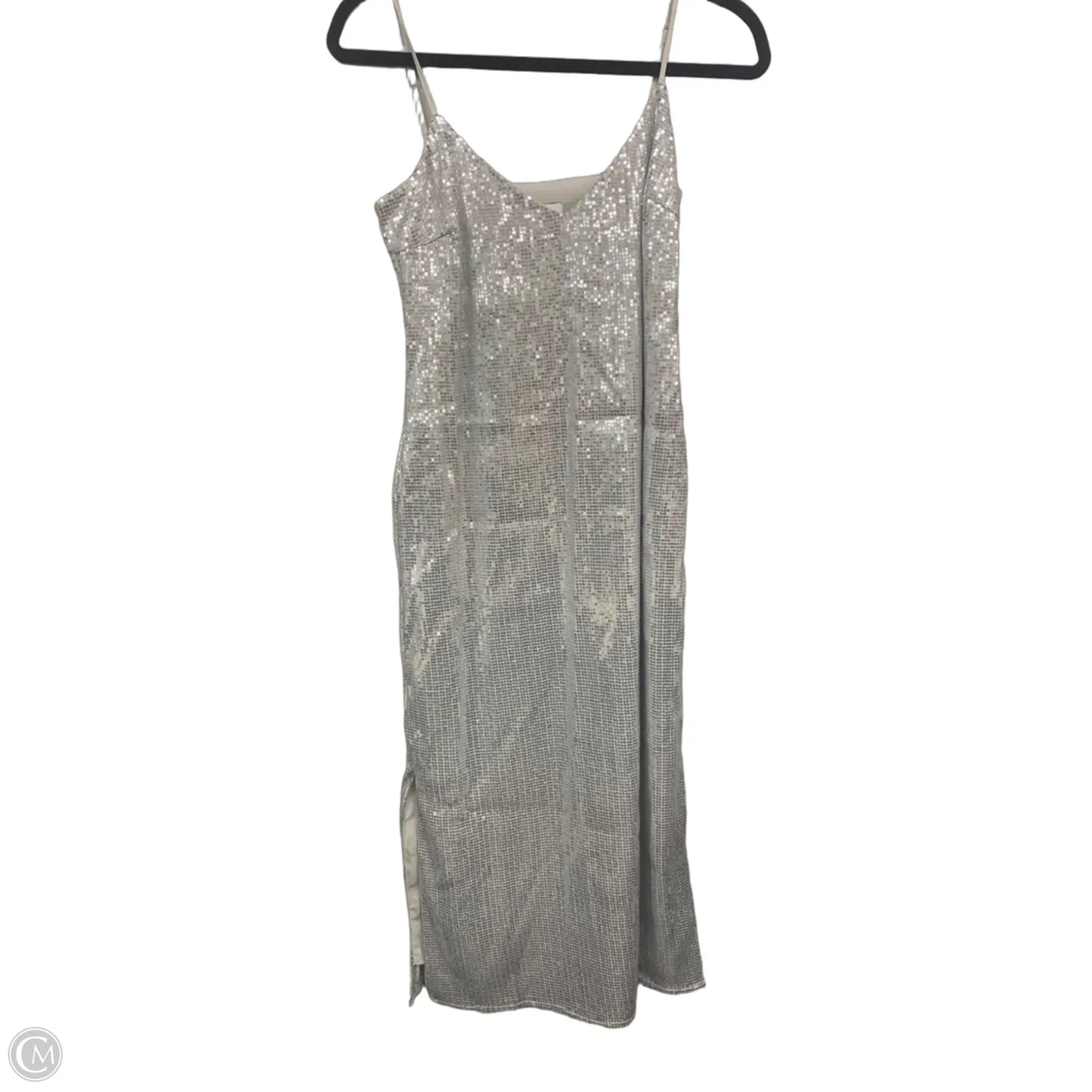 Dress Casual Midi By The Drop In Silver, Size: Xs