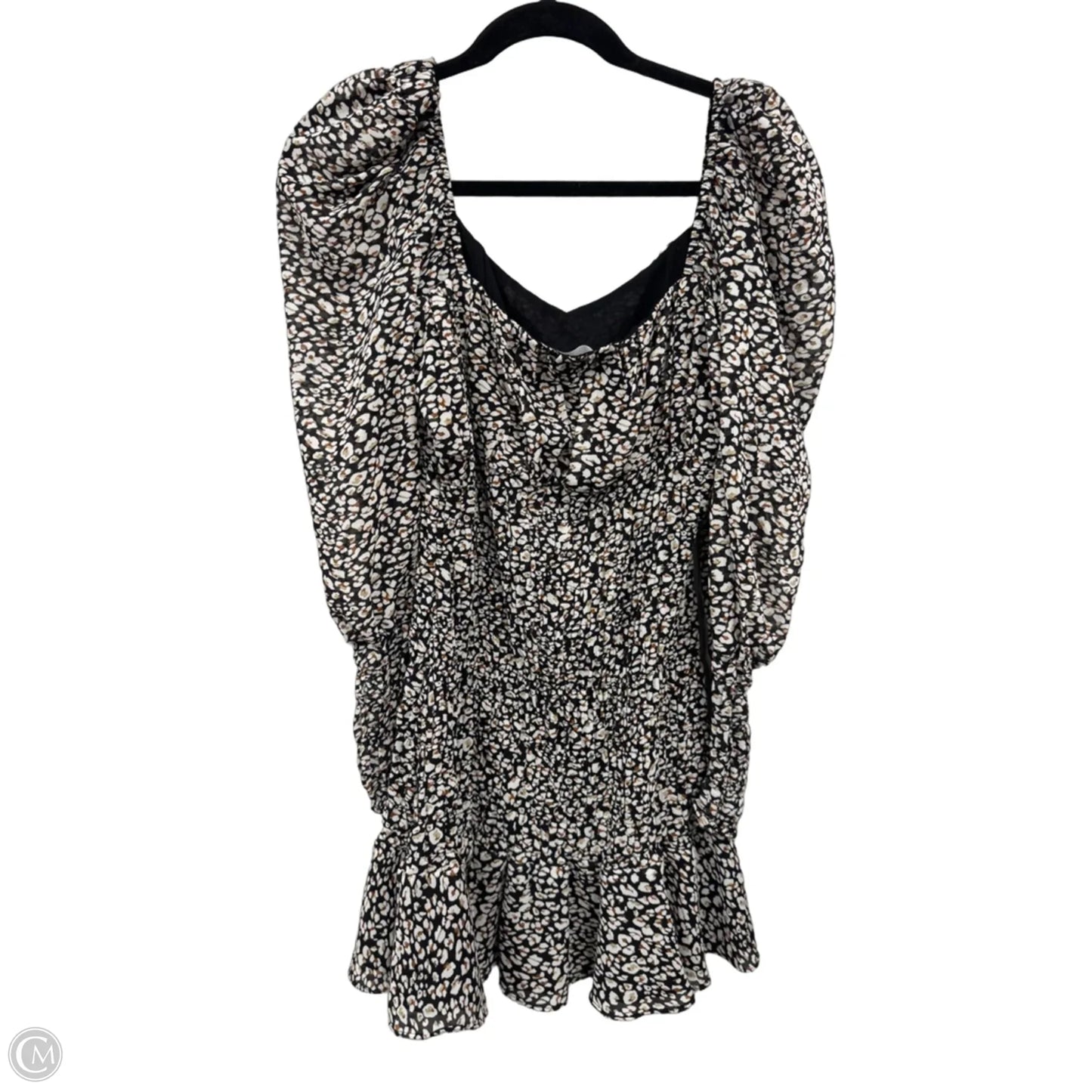 Dress Casual Short By Vestique In Animal Print, Size: S