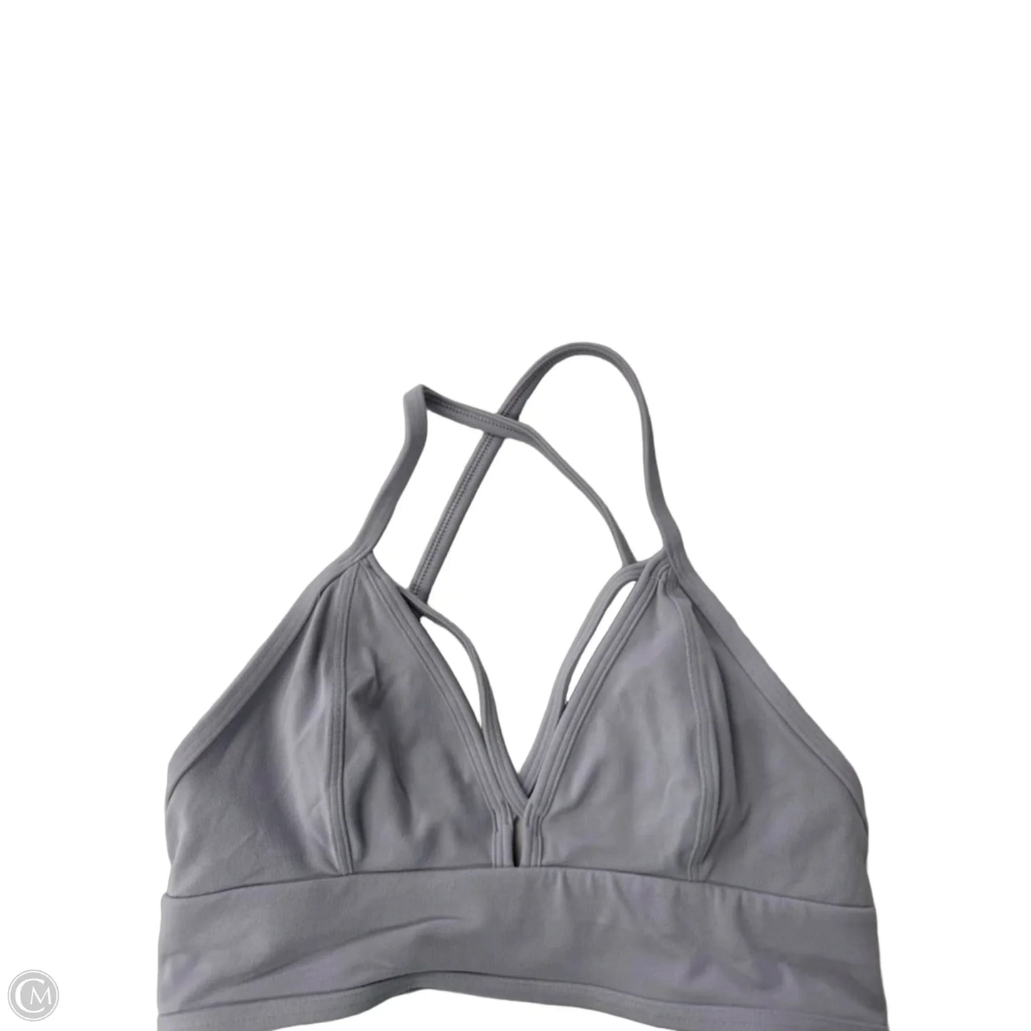 Athletic Bra By Lululemon In Grey, Size: 6