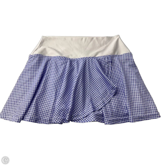 Athletic Skort By Clothes Mentor In Checkered Pattern, Size: M