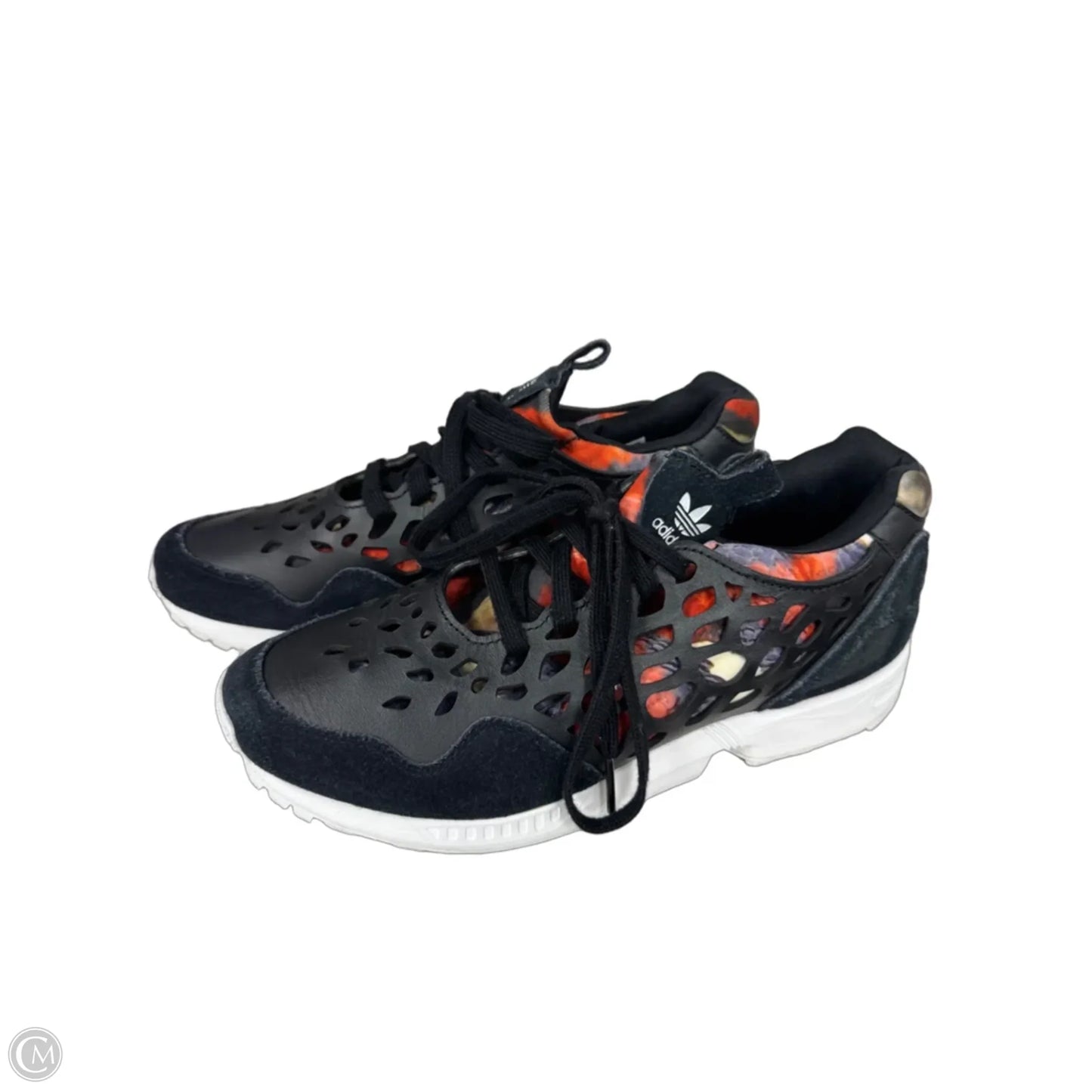 Shoes Athletic By Adidas In Black & Orange, Size: 7