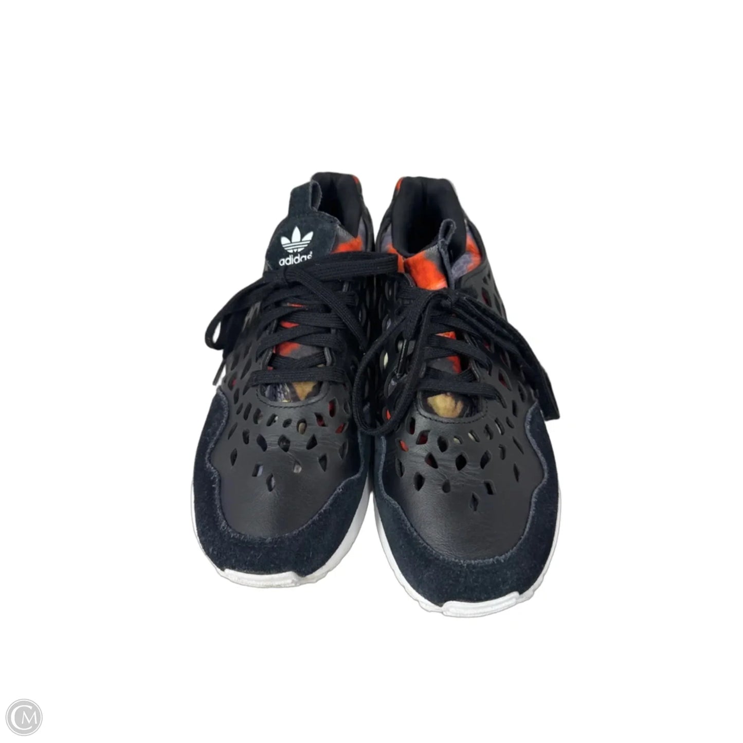 Shoes Athletic By Adidas In Black & Orange, Size: 7