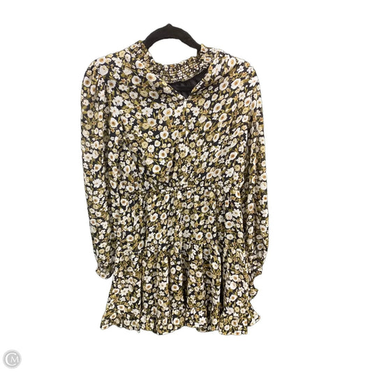 Dress Casual Short By Mine In Black & Cream, Size: M