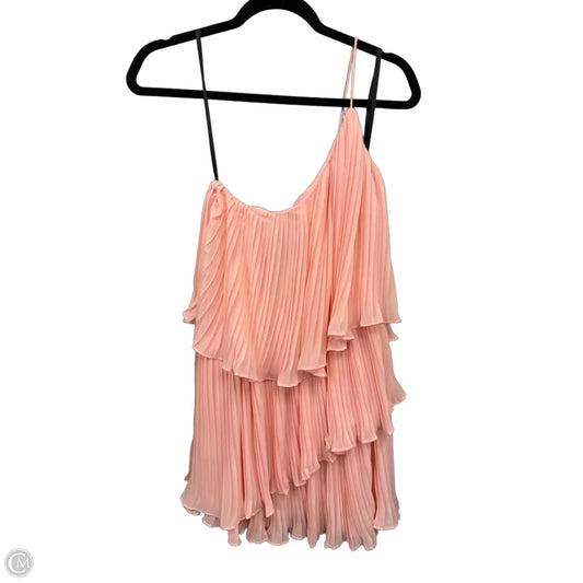 Dress Casual Short By Necessary Objects In Peach, Size: Xs