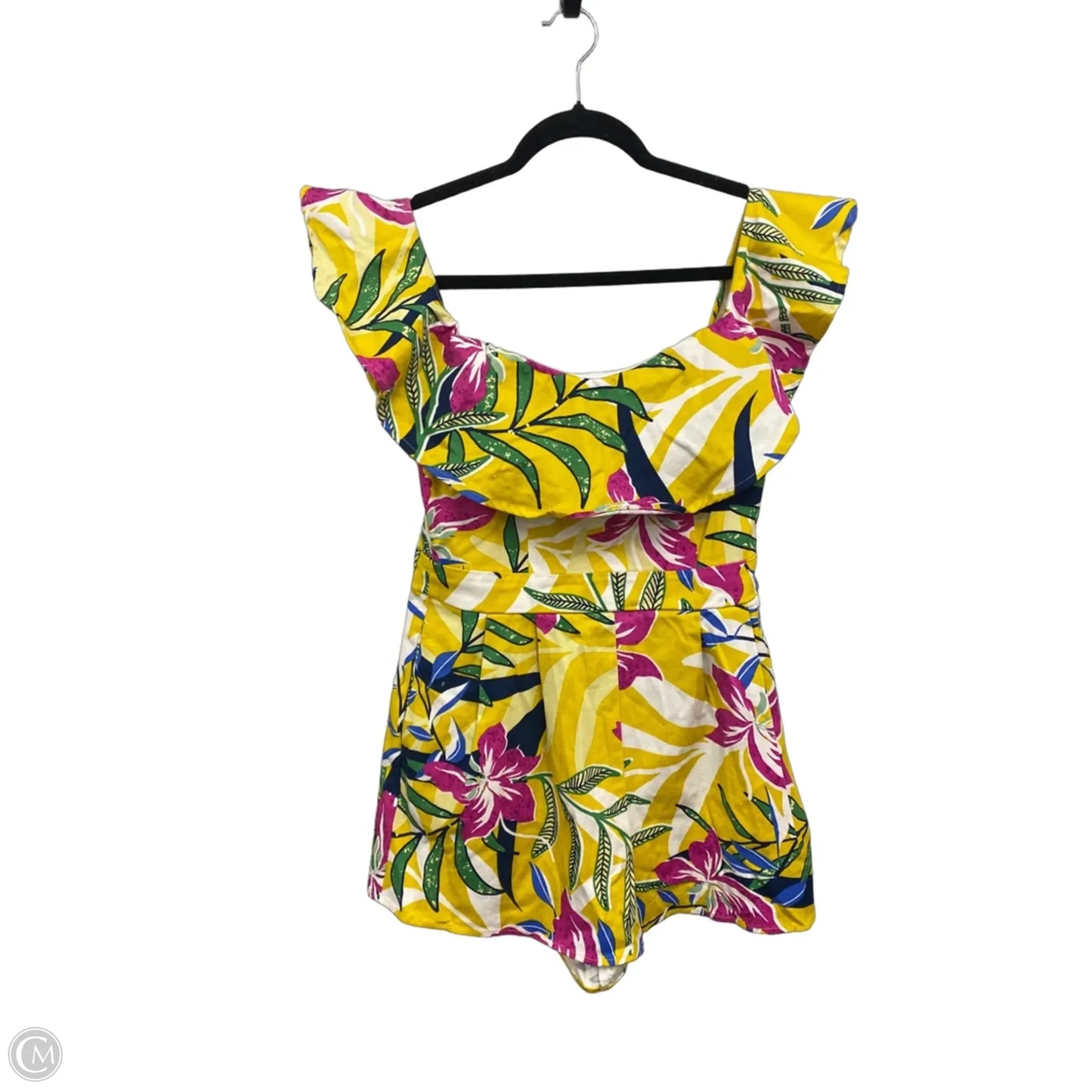 Romper By Flying Tomato In Gold & Pink, Size: L