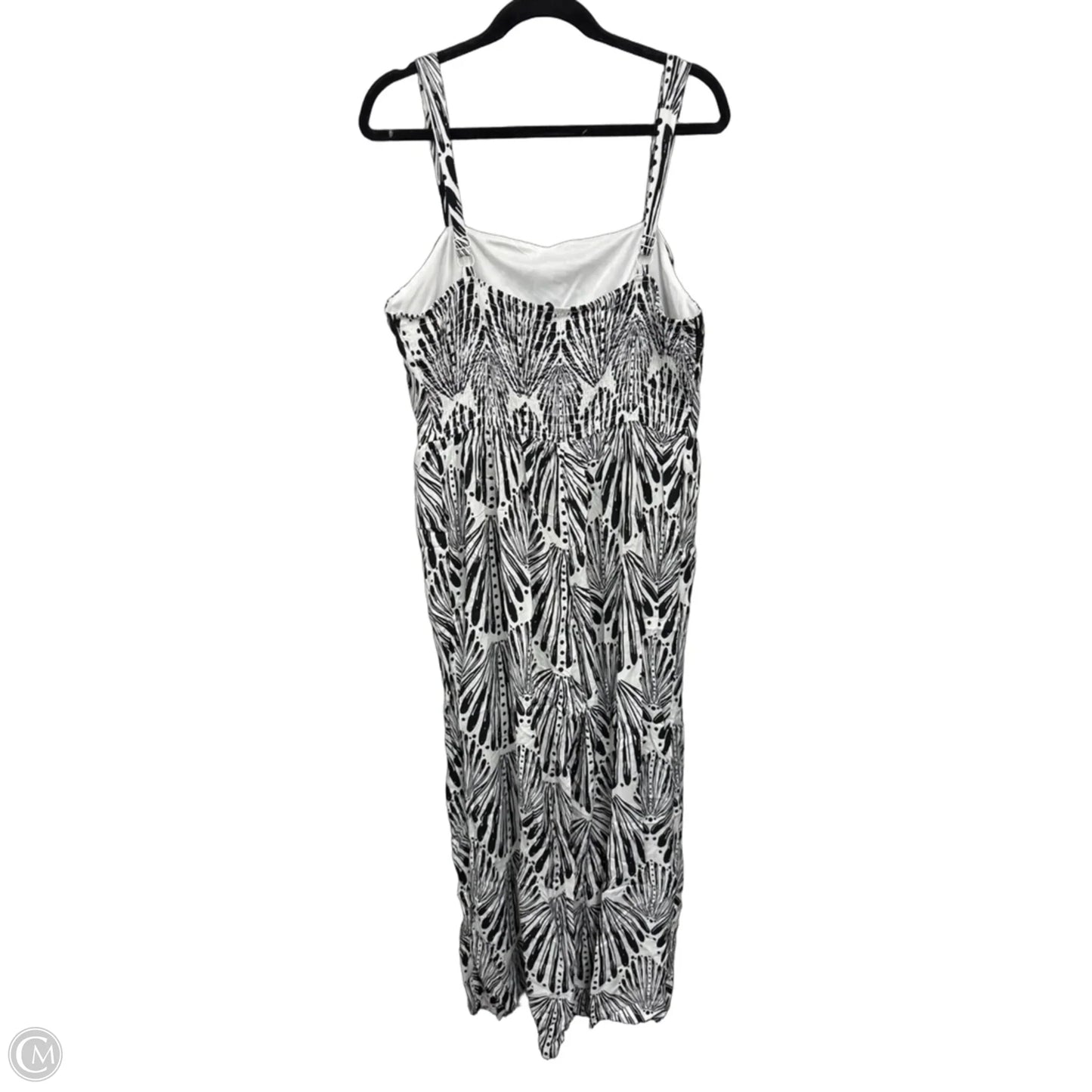 Jumpsuit By Luxology In Black & White, Size: Xl