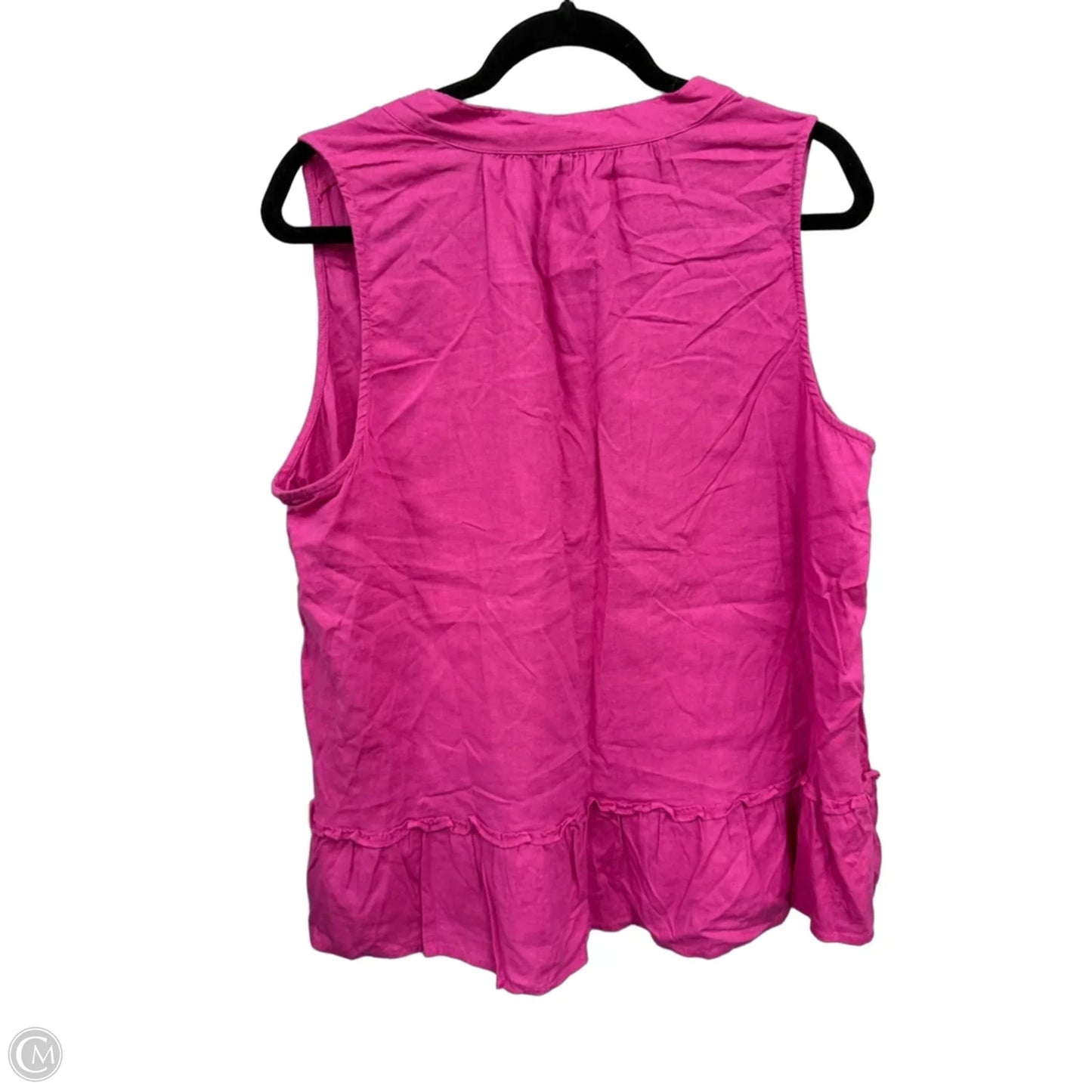 Top Sleeveless By Crown And Ivy In Pink, Size: Xl