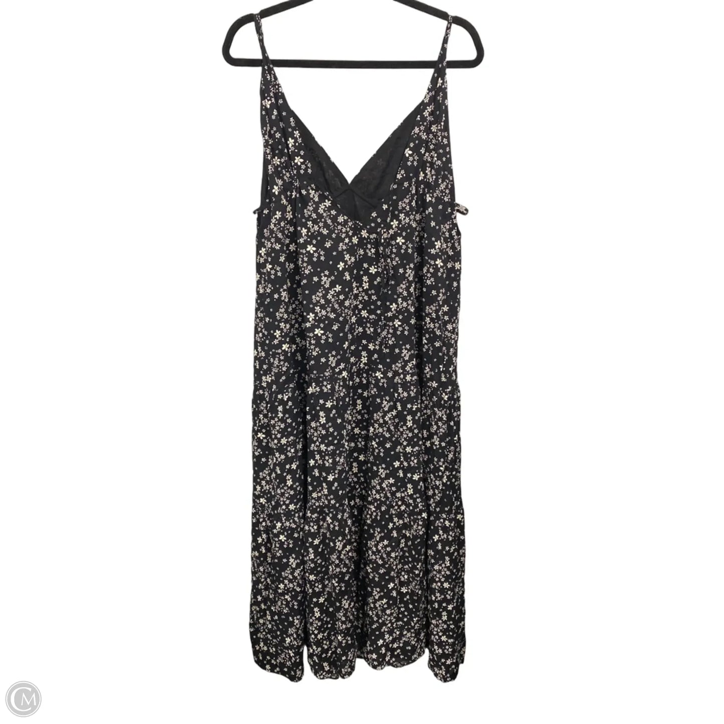 Dress Casual Maxi By Haani In Black & Cream, Size: L
