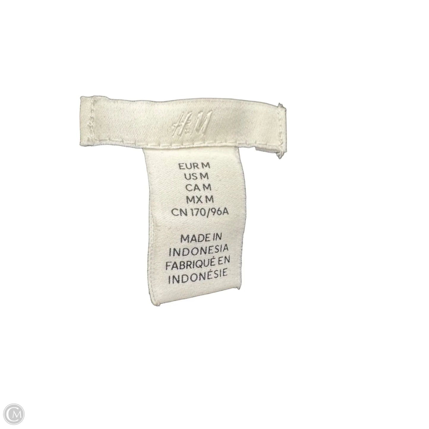 Dress Casual Midi By H&m In Black, Size: M