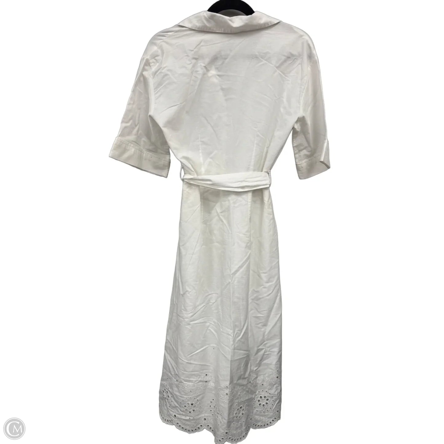Dress Casual Midi By Mng In White, Size: 10