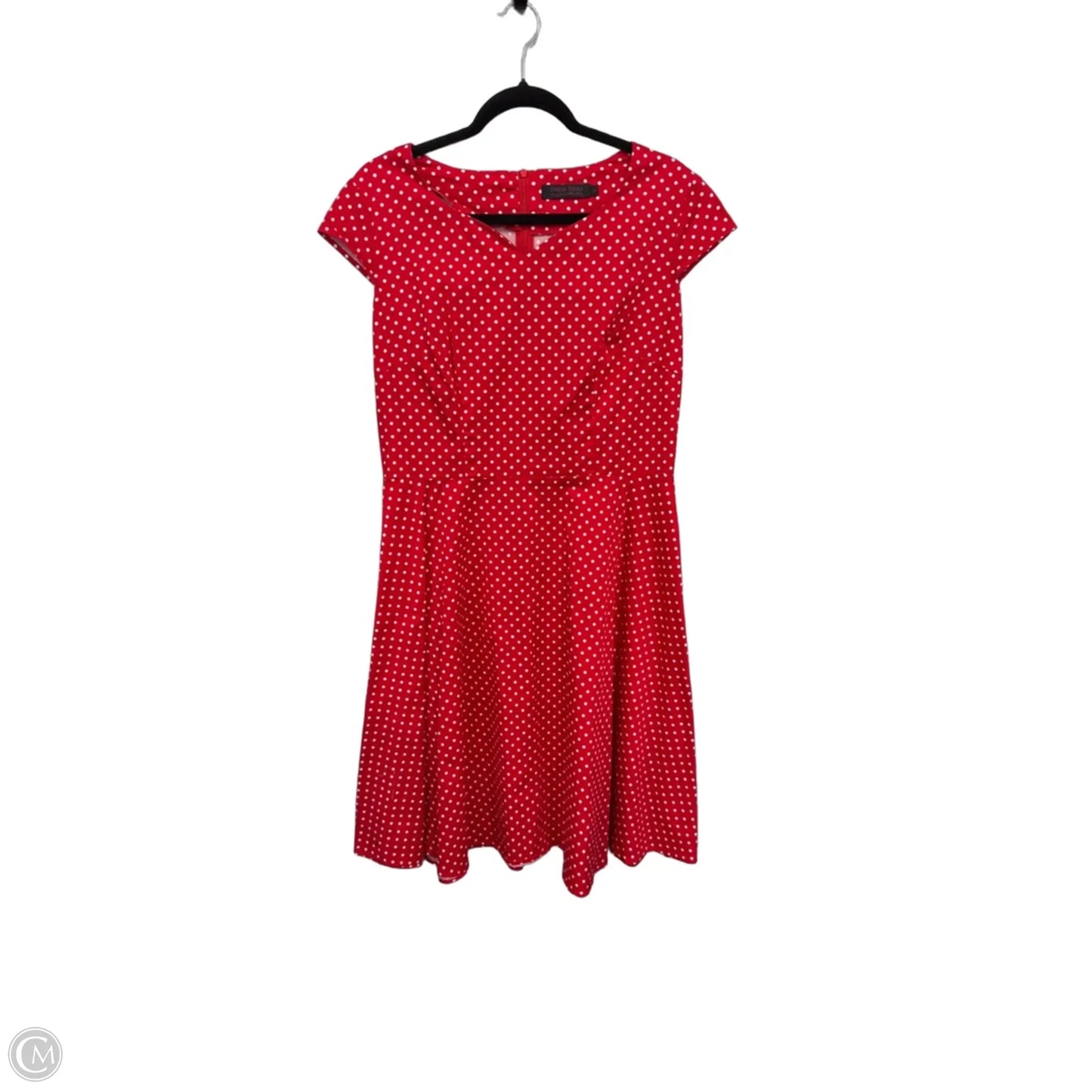 Dress Casual Short By Clothes Mentor In Red & White, Size: Xl
