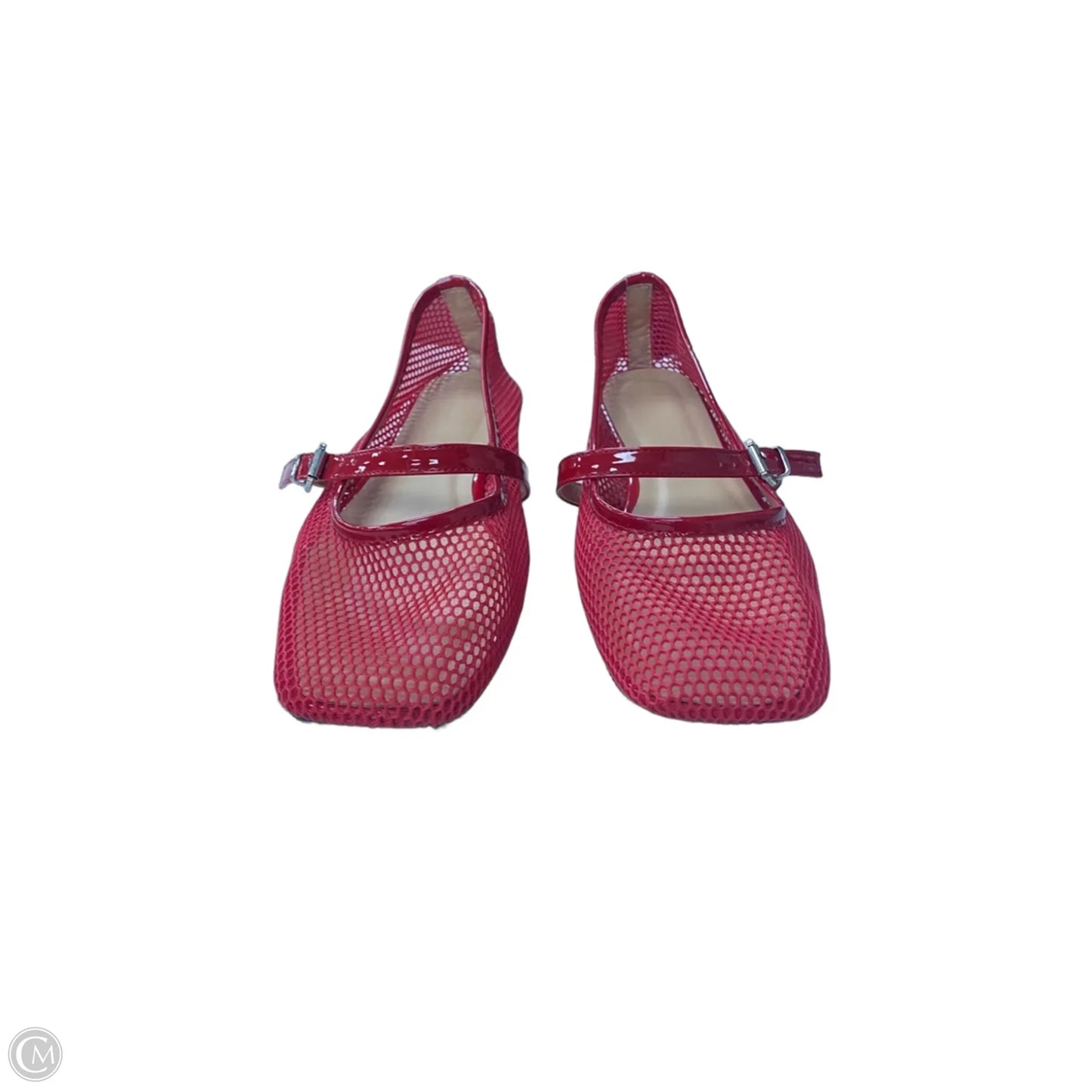 Shoes Flats By Clothes Mentor In Red, Size: 11.5