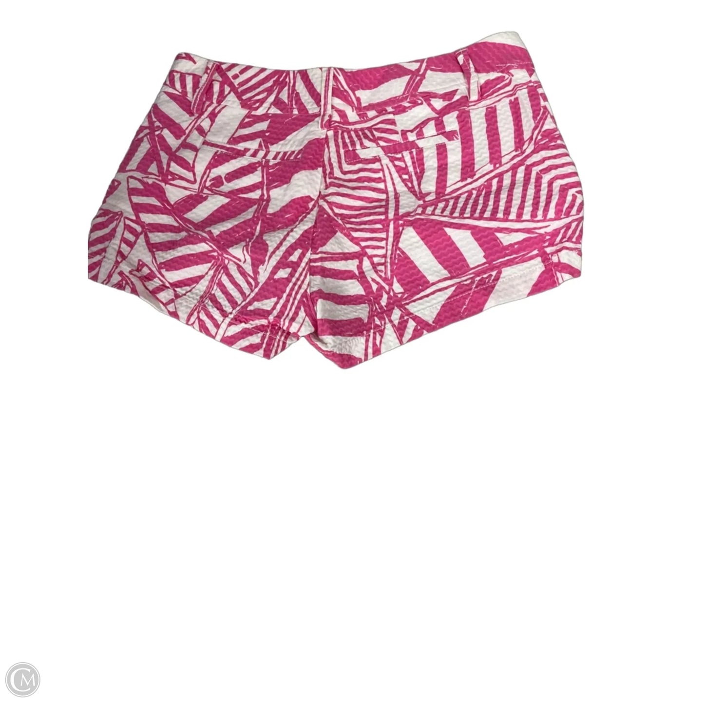 Shorts Designer By Lilly Pulitzer In Pink & White, Size: 10